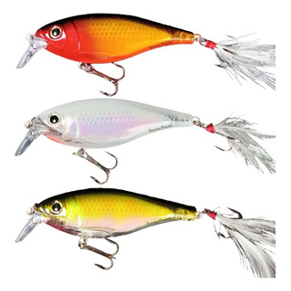 3 Curricanes De 14g (1/2 Oz) Señuelos De Pesca Con Sonaja 3 Curricanes De 14g (1/2 Oz) Señuelos De Pesca Con Sonaja