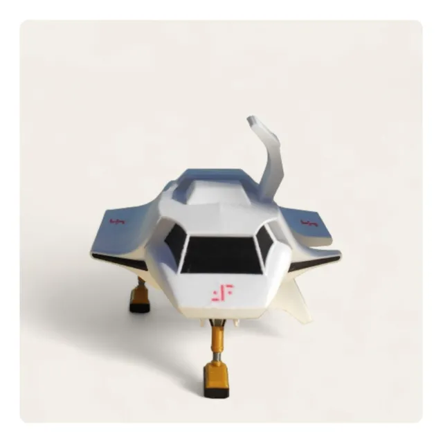 Nave V Invasión Extraterrestre Impresa 3d - 35 Aniversario 