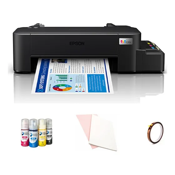 Combo Impresora L121 Para Sublimacion Tintas + Papel + Cinta