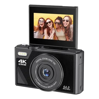 Camera Fotografica Flip 64mp Wifi Webcam 4k + Sd 32gb C/ Nf Camera Fotografica Flip 64mp Wifi Webcam 4k + Sd 32gb C/ Nf