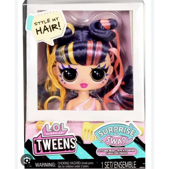 Lol Surprise Tweens Cabezales De Peinado, Con Accesorios.