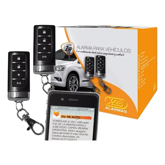Alarma Auto X28 Z50 Premium Localización Gps Por Mensaje