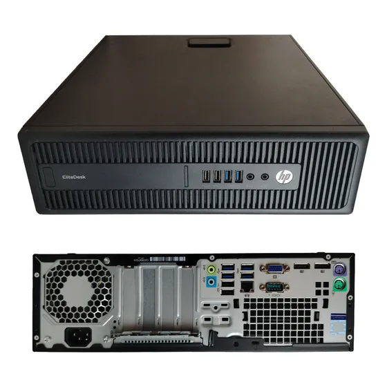Torre Pc Escritorio Hp Amd A6 8gb Ssd 256gb Windows 11 Pro