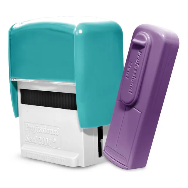 Sello Automatico Profesional Urgente + Pocket 4 Linea Centro