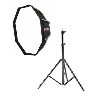 Kit Softbox Octabox Triopo Bowens 65cm + Tripie De 2 Metros Kit Softbox Octabox Triopo Bowens 65cm + Tripie De 2 Metros