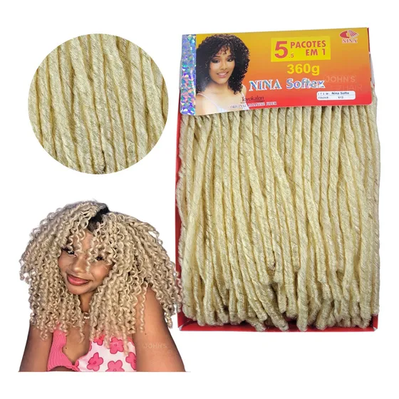  Cabelo Nina Softex Original Pacotão 1 Pacote Faz Uma Cabeça
