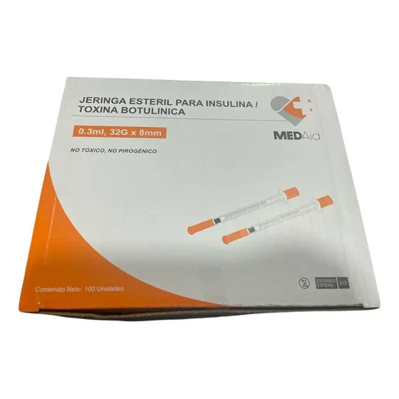 Jeringa Esteril Para Insulina 32gx8mm