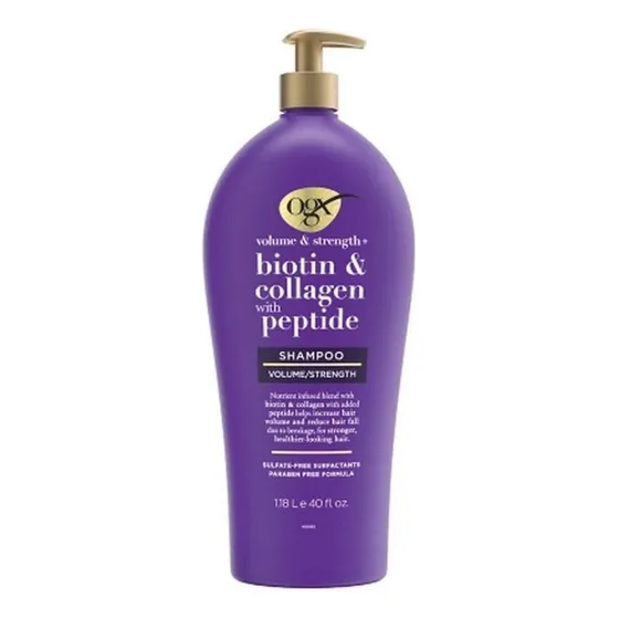 Ogx Shampoo Biotin & Collagen With Peptide (1,18l)
