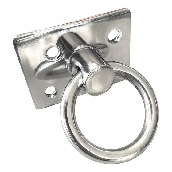 Suporte Argola Aço De Parafusar Para Amarrar Cavalo Animais