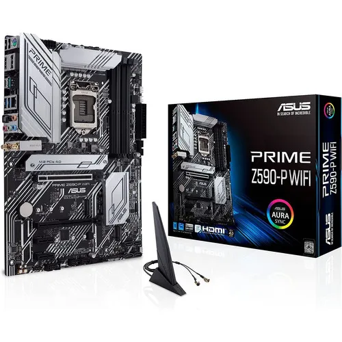 Placa Madre Asus Prime Z590-p Wifi, Atx, Lga 1200, Wifi, Bt