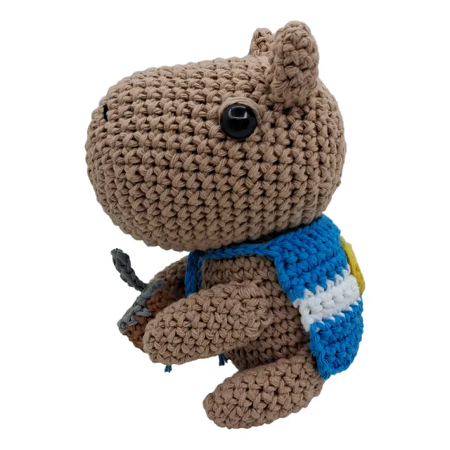 Capibara  Carpincho A Crochet Amigurumi Muñeco Hecho A Mano
