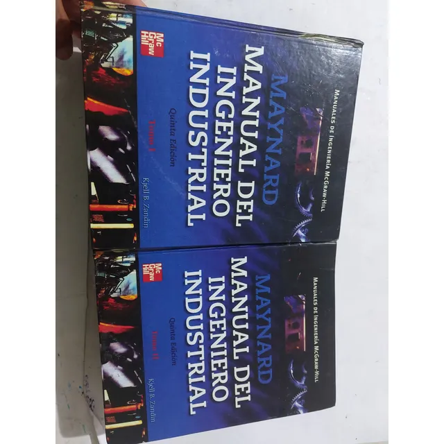Libro Manual Del Ingeniero Industrial 2 Tomos Maynard