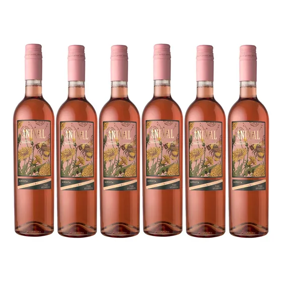 Vino Animal Organic Rosado X6 Ernesto Catena