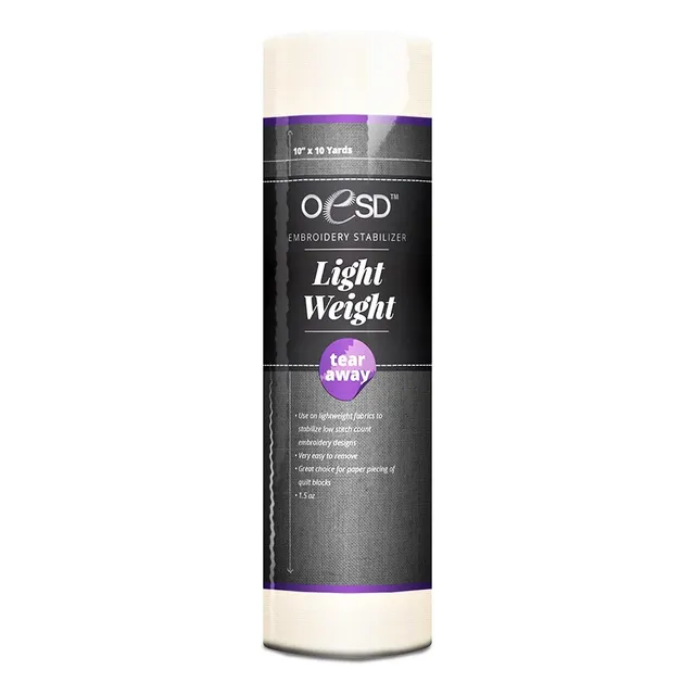 Light Weight 1.5 Oz Tear-away Stabilizer 10  X 10 Yards