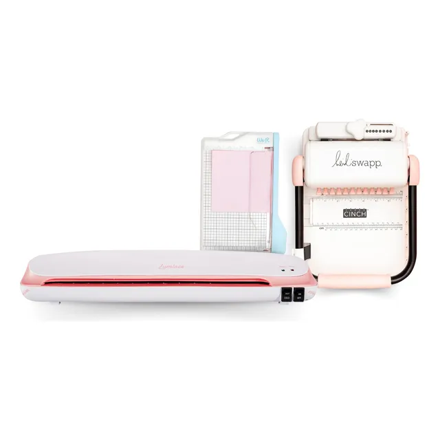 Laminadora Enmicadora A3 - Anilladora Rosa - Mini Guillotina