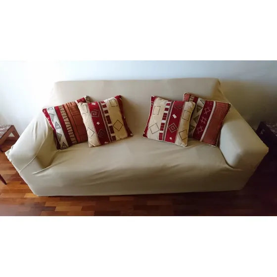 Sillón Sofá 3 Cuerpos + Funda. Excelente Estado. Leer!