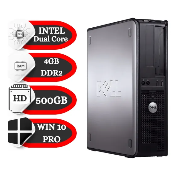 Computador Dell Optiplex E5300 Intel Dual Core 4gb Hd 500gb