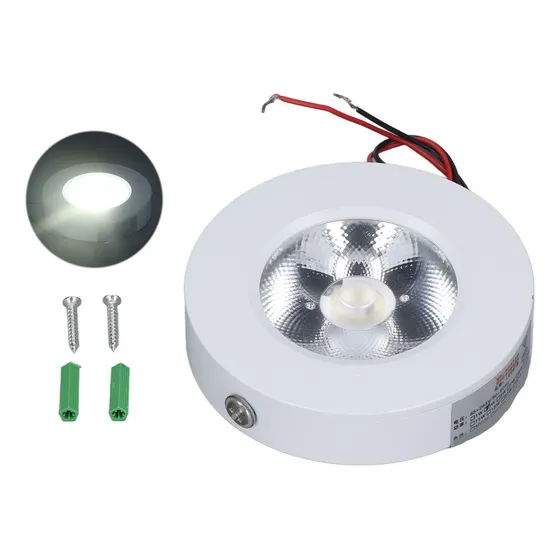 Foco Led Moderno De 3 W, Pintura Cob De Alta Temperatura, Ul