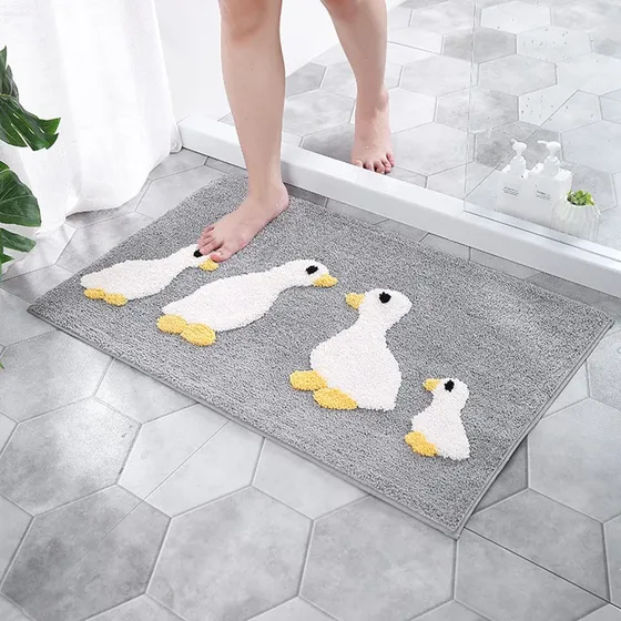 Alfombra Baño Antideslizante Super Absorbente Puerta Piso 24