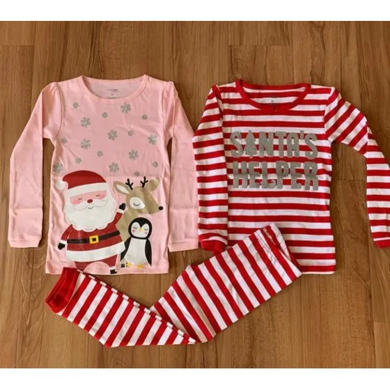 Pijama De Navidad Para Niños Y Niñas