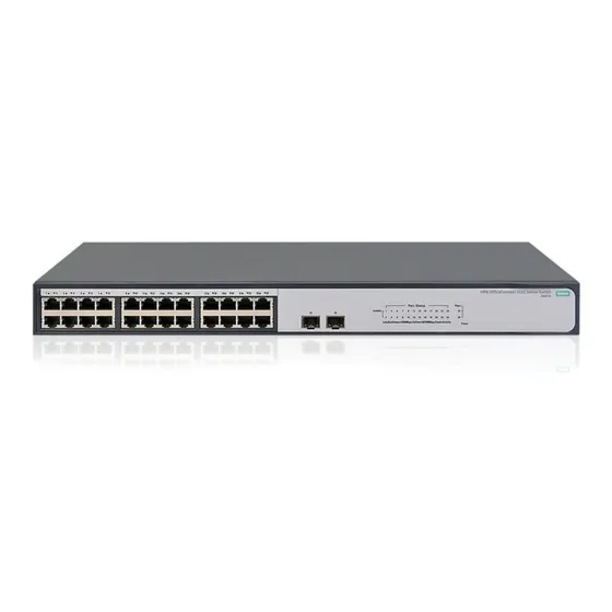 2 Peças Switch 24 P Gigabit Hp 1420-24g-2sfp Jh017a + 2p Sfp