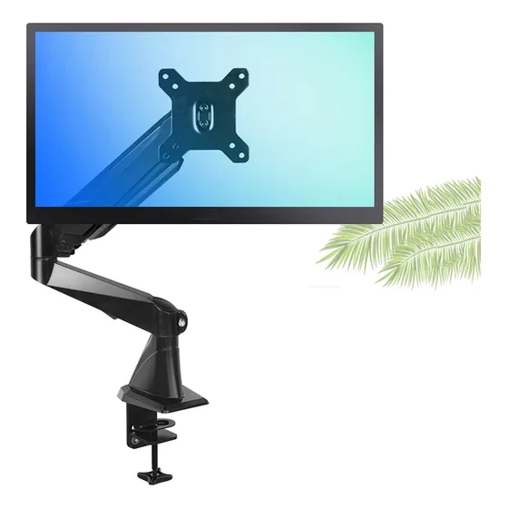 Soporte Brazo Para Monitor Un Solo Largo Resorte Ga Montado