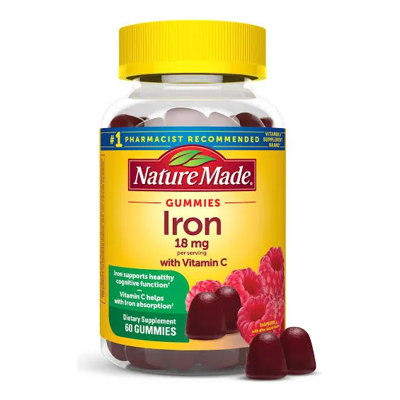 Nature Made Gummies Hierro 18 Mg Vitamina C