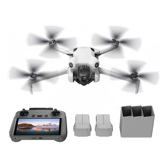 Drone Dji Mini 4 Pro 4k 5.8ghz Fly More Combo 3 Baterías
