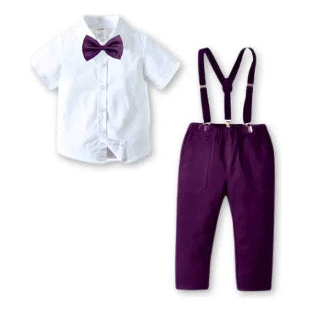 Conjunto De Vestir Pantalón Y Tirantes Niño 6 Meses A 3 Años