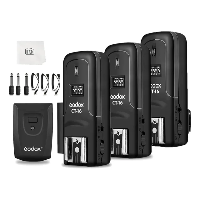 Radio Trigger Godox Ct16 1 Transmisor 3 Receptores