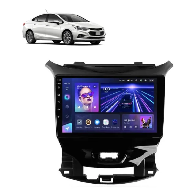 Multimídia Android Chevrolet Cruze Lt 2017-23 Octa 4/64gb 4g