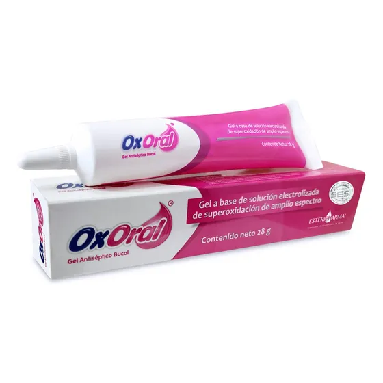 Oxoral Gel Antiseptico Bucal Tubo Con 28g Aftas Gingivitis