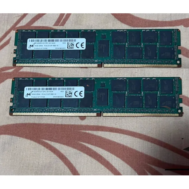 Memoria Ram Ddr4 Con Ecc 2x16 C/u, Total 32 Gb