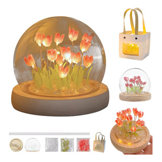 Lampara De Luz Noche Flor Del Tulipán Led Regalos Para Mujer Lampara De Luz Noche Flor Del Tulipán Led Regalos Para Mujer