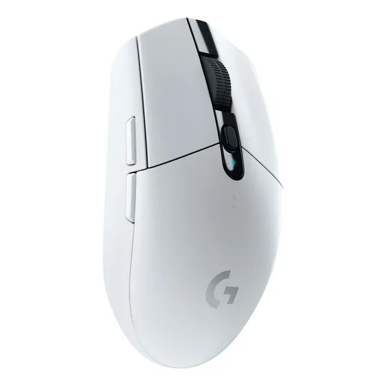Mouse Gamer Sem Fio Logitech G305 LIGHTSPEED com 6 Botões Programáveis e Até 12.000 DPI - Branco