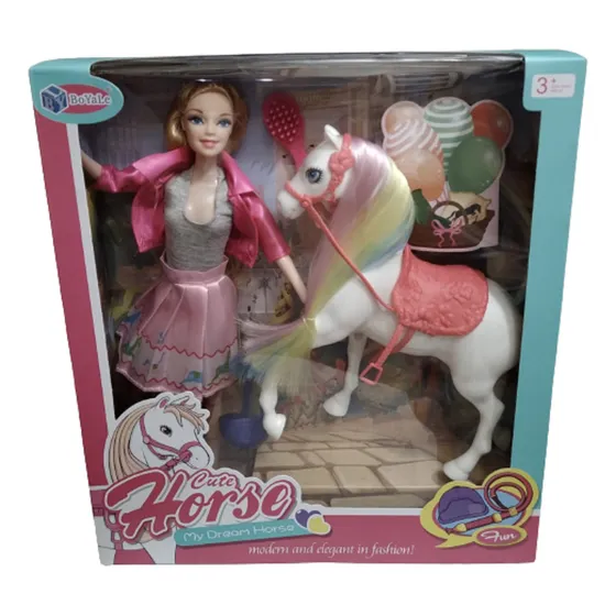 Muñeca Set Caballo De Mis Sueños