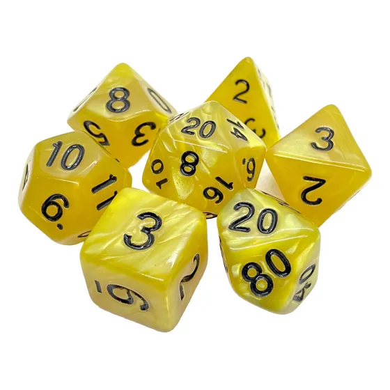 Dados Para D&d Rol Set De 7 Varios Colores Yinyer World