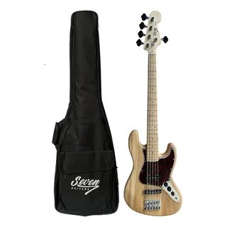 Contrabaixo J.bass Seven 5 Cordas Sjb-57 Nt Com Bag Contrabaixo J.bass Seven 5 Cordas Sjb-57 Nt Com Bag