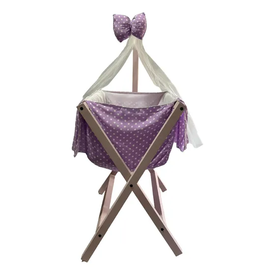 Catre/cuna Para Bebé/muñeca/bebote De Juguete Con Accesorios