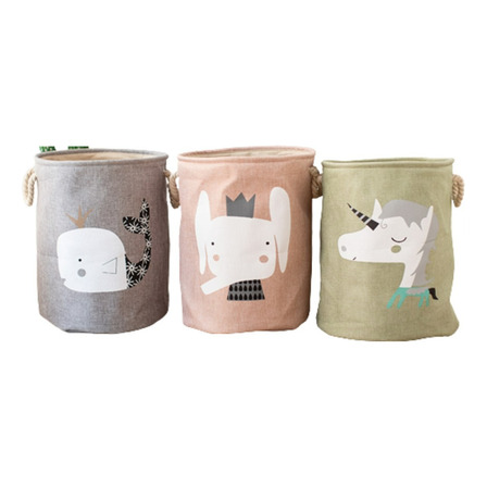 Cesto Organizador Dobrável Infantil Brinquedo Roupa Animais Cesto Organizador Dobrável Infantil Brinquedo Roupa Animais