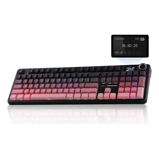 Teclado Mecánico Rgb Inalámbrico F108 Intercambiable En Ca