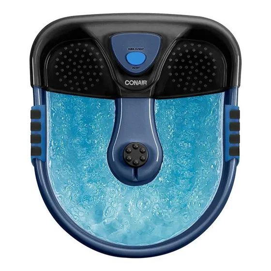 Baño De Burbujas Conair Tina Par Pies Spa Pedicure Relajante Color Azul