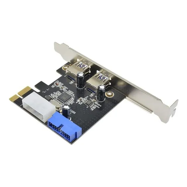 Aideepen Tarjeta De Expansión Pcie De 2 Puertos, 2 Puertos U