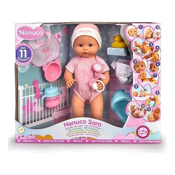 Muñeca Nenuco Sara C/acc Y Varias Funciones Int 15154 Orig