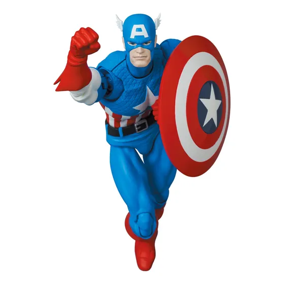 Figura Capitan America  Marvel Mafex 217 Captain Comic Ver