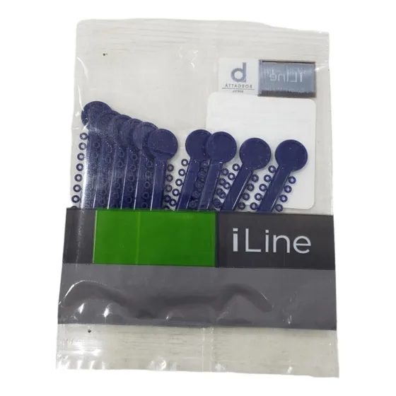 10 Bastones Ligas Bandeja De Ortodoncia Colores Color Azul oscuro