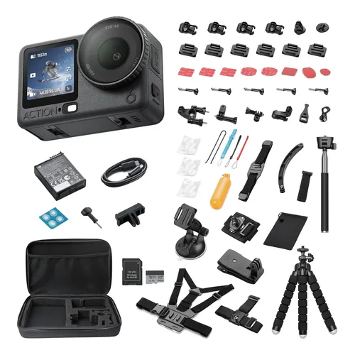 Câmera De Ação Dji Osmo Action 6 Standard Combo 8k 4h Bateri