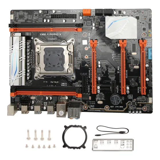 Placa-mãe Ddr3 X79p3 Computador Com Suporte De 4 Canais Lga2