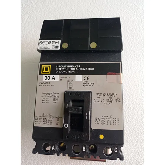 Interruptor Termomagnetico Fa34030