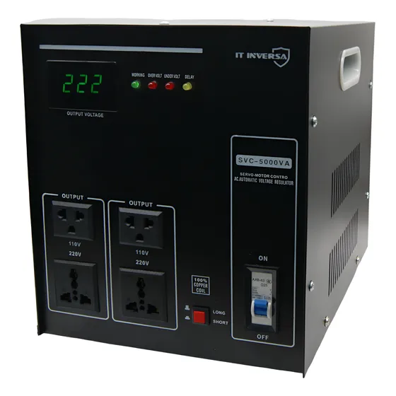 Estabilizador De Voltaje Dual-voltaje Ac (110v/220v)  5kva